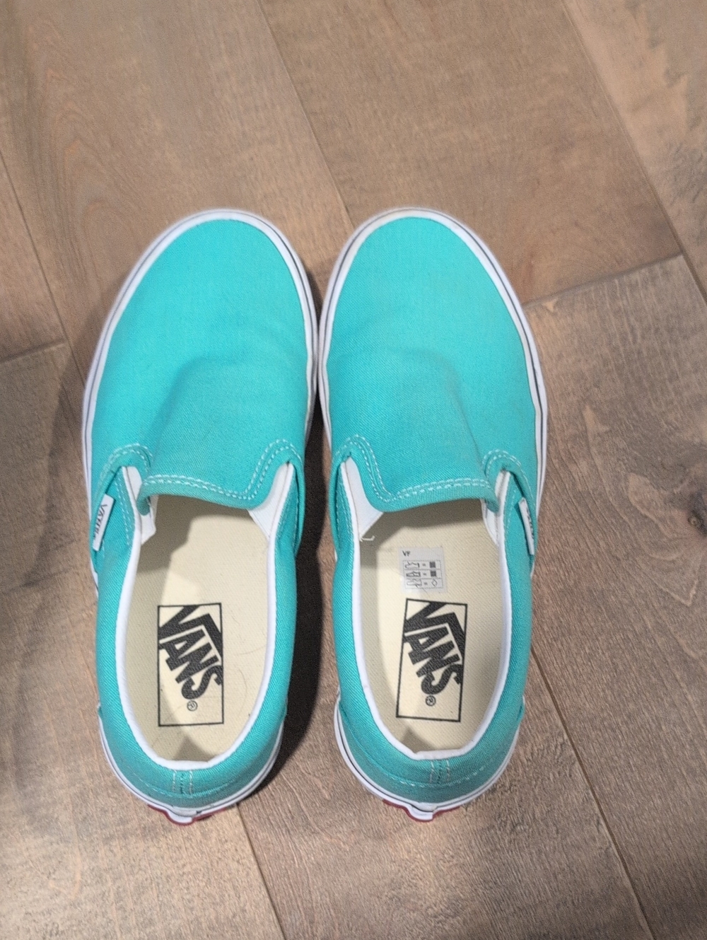 Vans Slip-On Sneakers in Teal